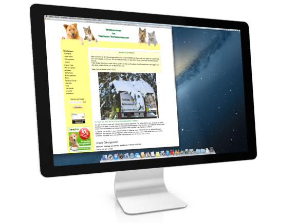 iMac WebSeite