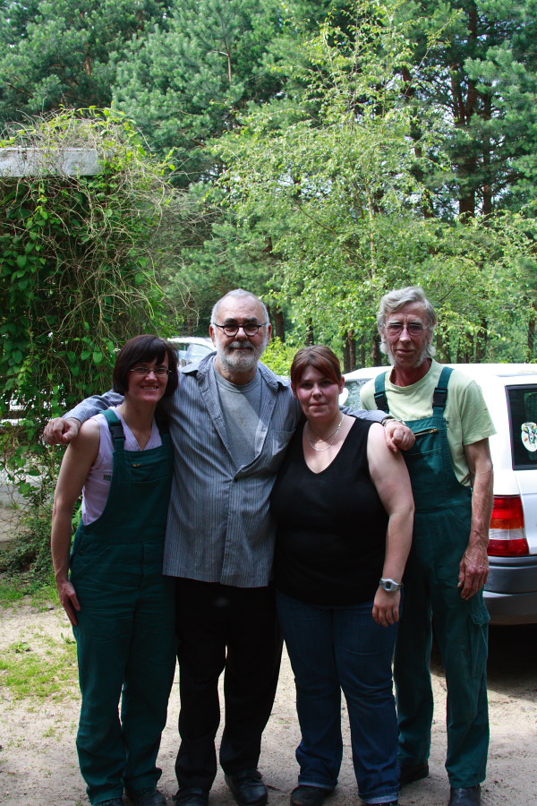 Udo Walz und das Team vom Tierheim Verlorenwasser